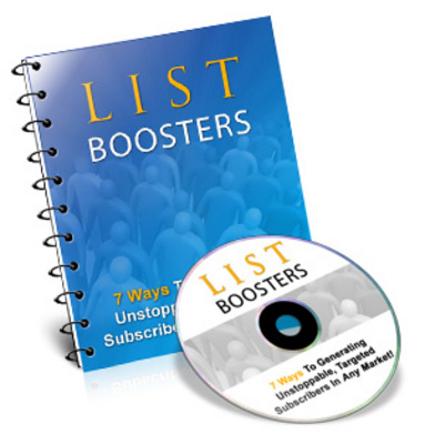 Product picture List Boosters - Generate Unstoppable Targeted Subscribers!